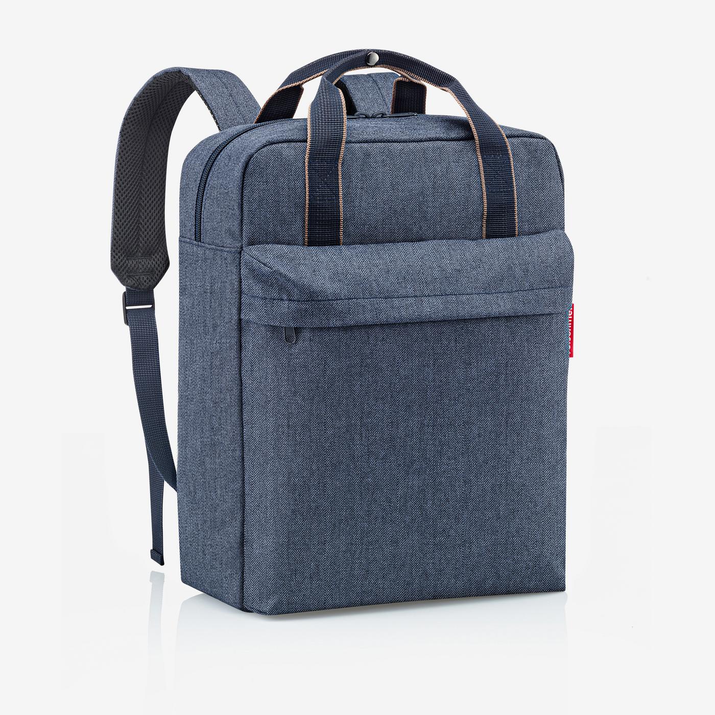 allday backpack M herringbone dark blue - Image 4