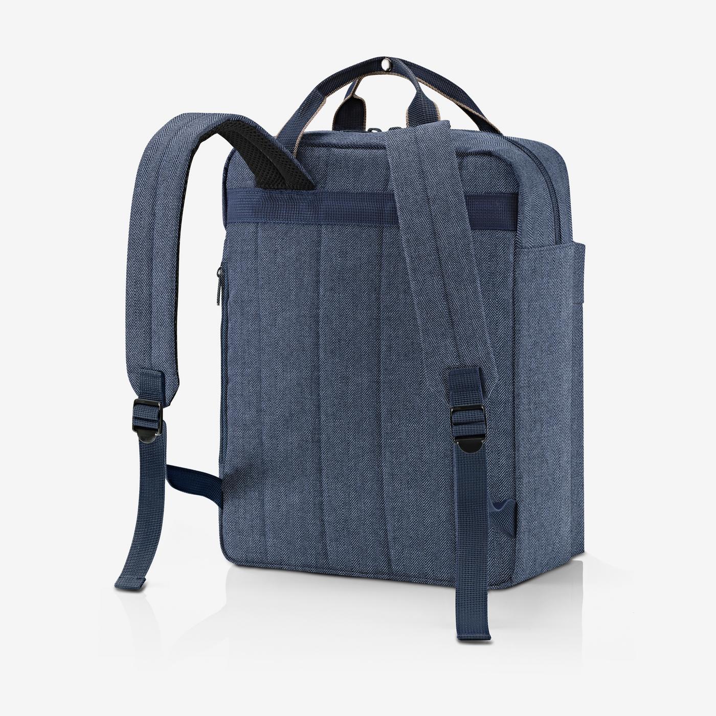 allday backpack M herringbone dark blue - Image 5