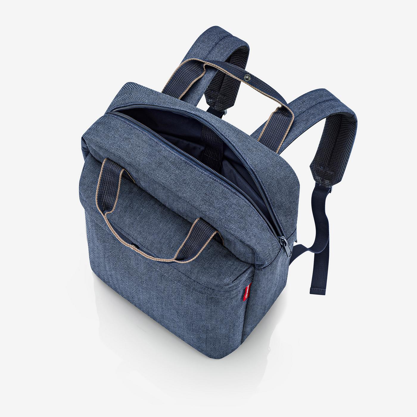 allday backpack M herringbone dark blue - Image 6