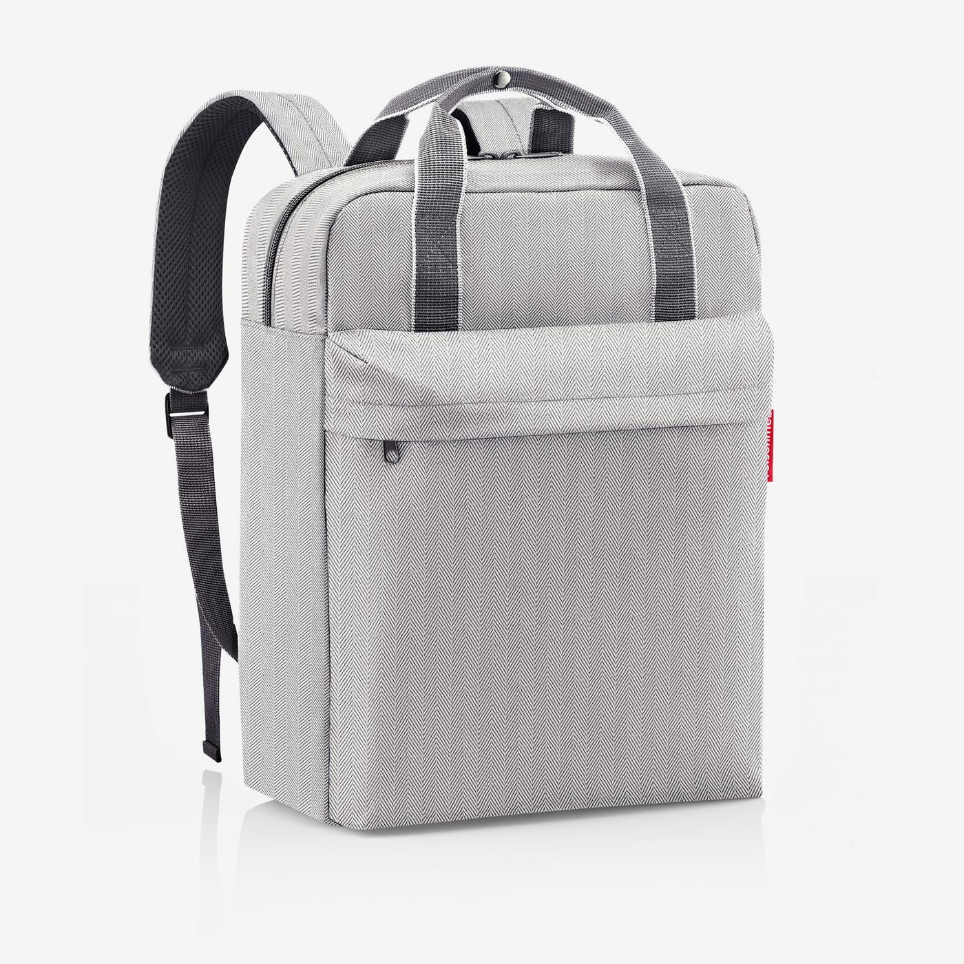 allday backpack M herringbone grey - Image 4