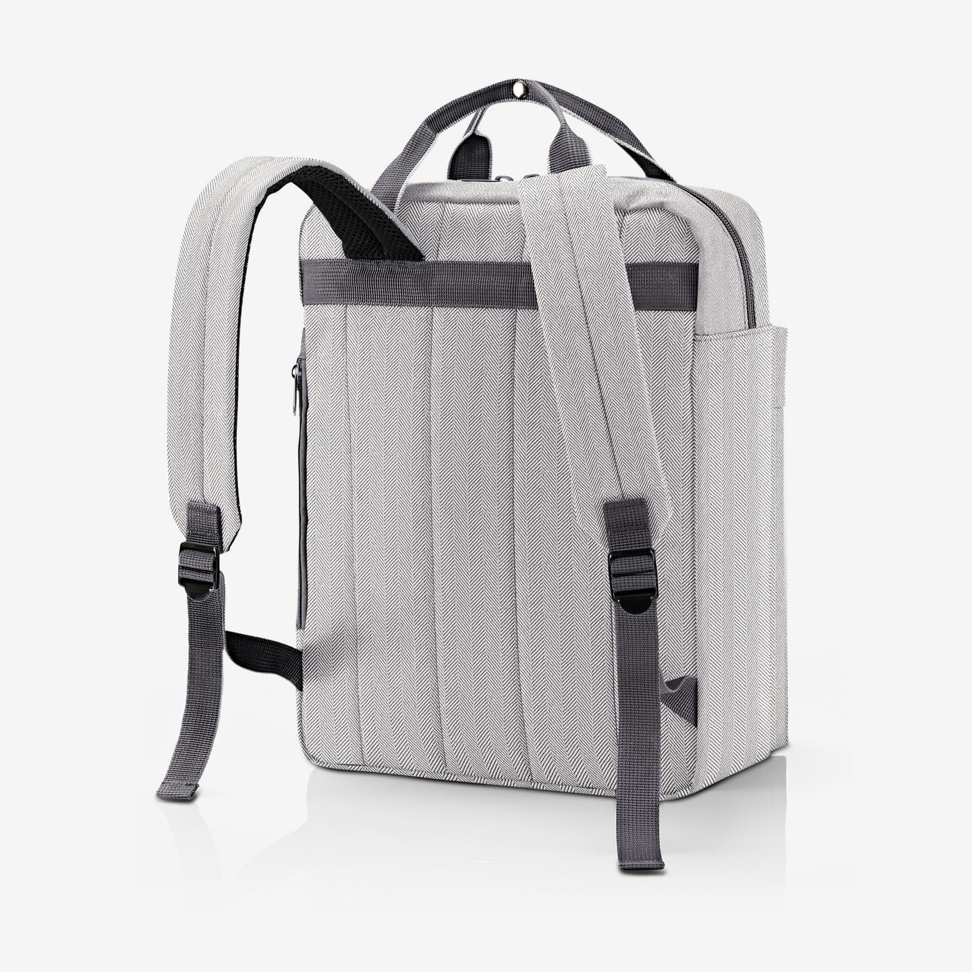 allday backpack M herringbone grey - Image 5