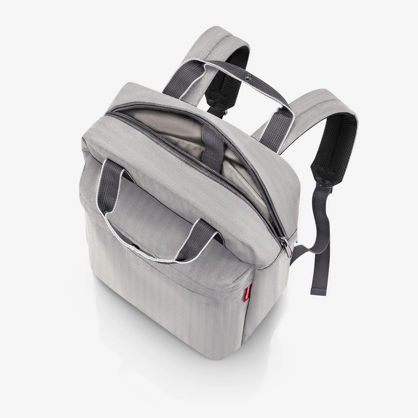 allday backpack M herringbone grey - Image 6