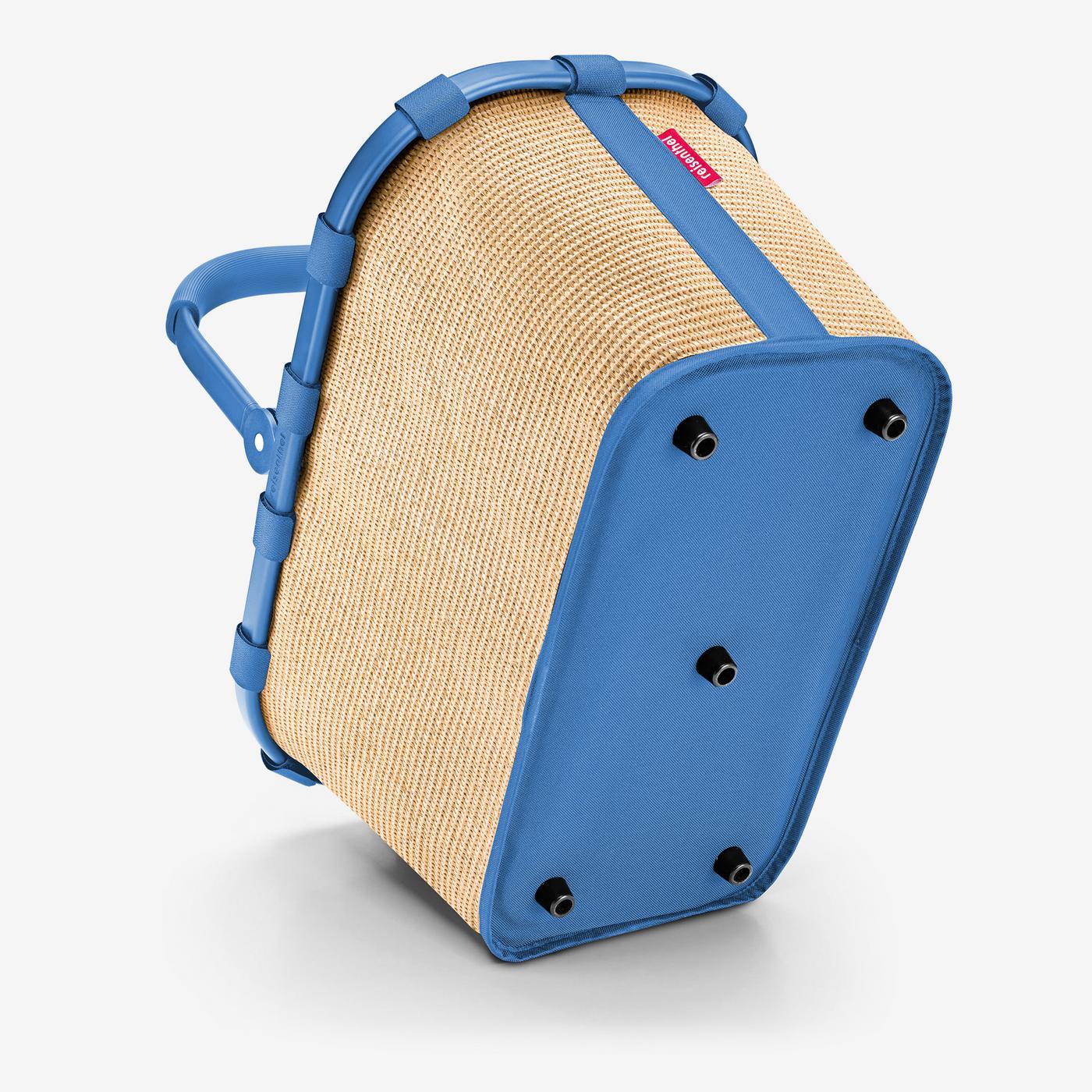 carrybag frame raffia blue - Image 6