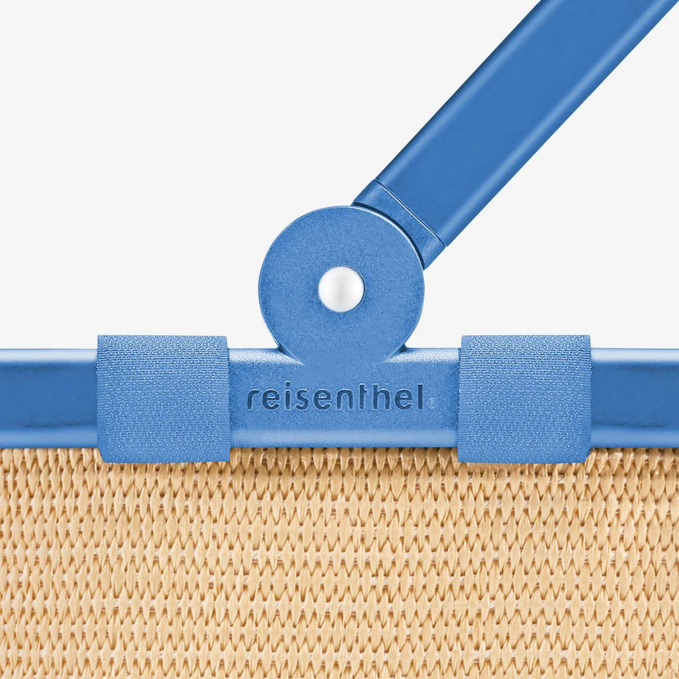 carrybag frame raffia blue - Image 7