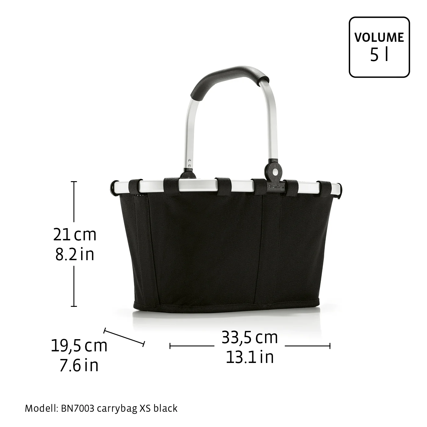 carrybag XS frame glossy dots black - Image 7