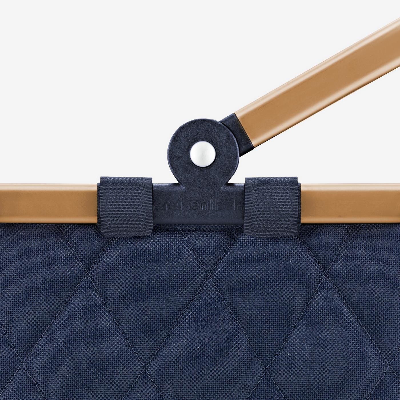 carrybag XS frame rhombus midnight gold - Image 7