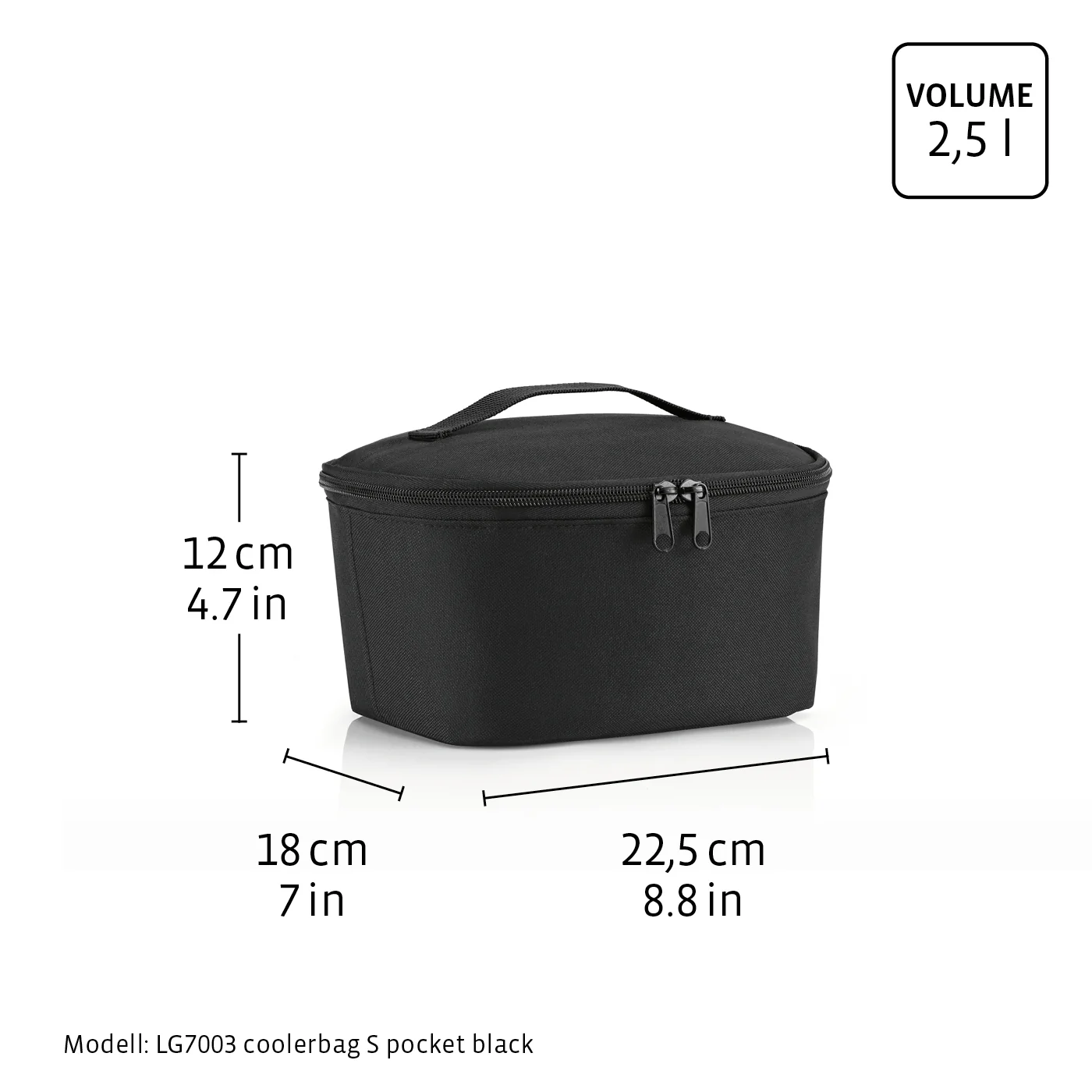 coolerbag S pocket black - Image 4