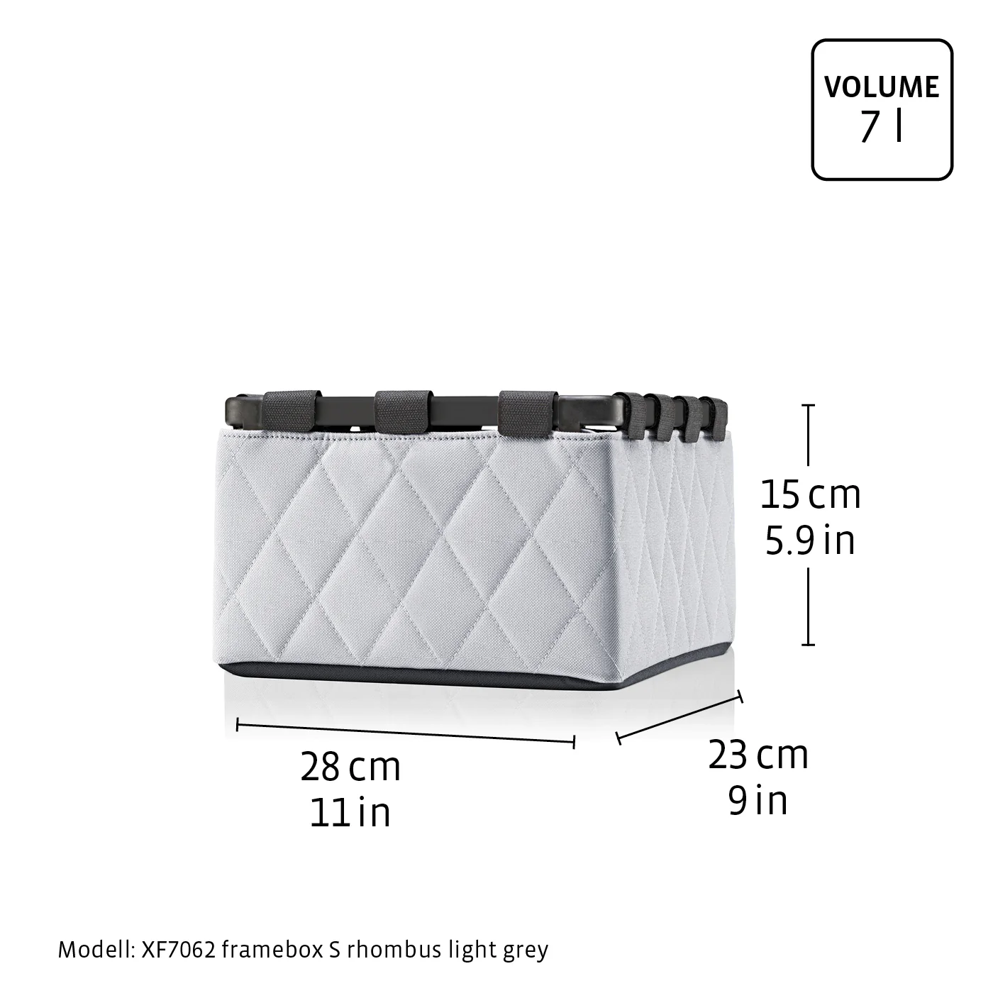 framebox S frame rhombus light grey - Image 6