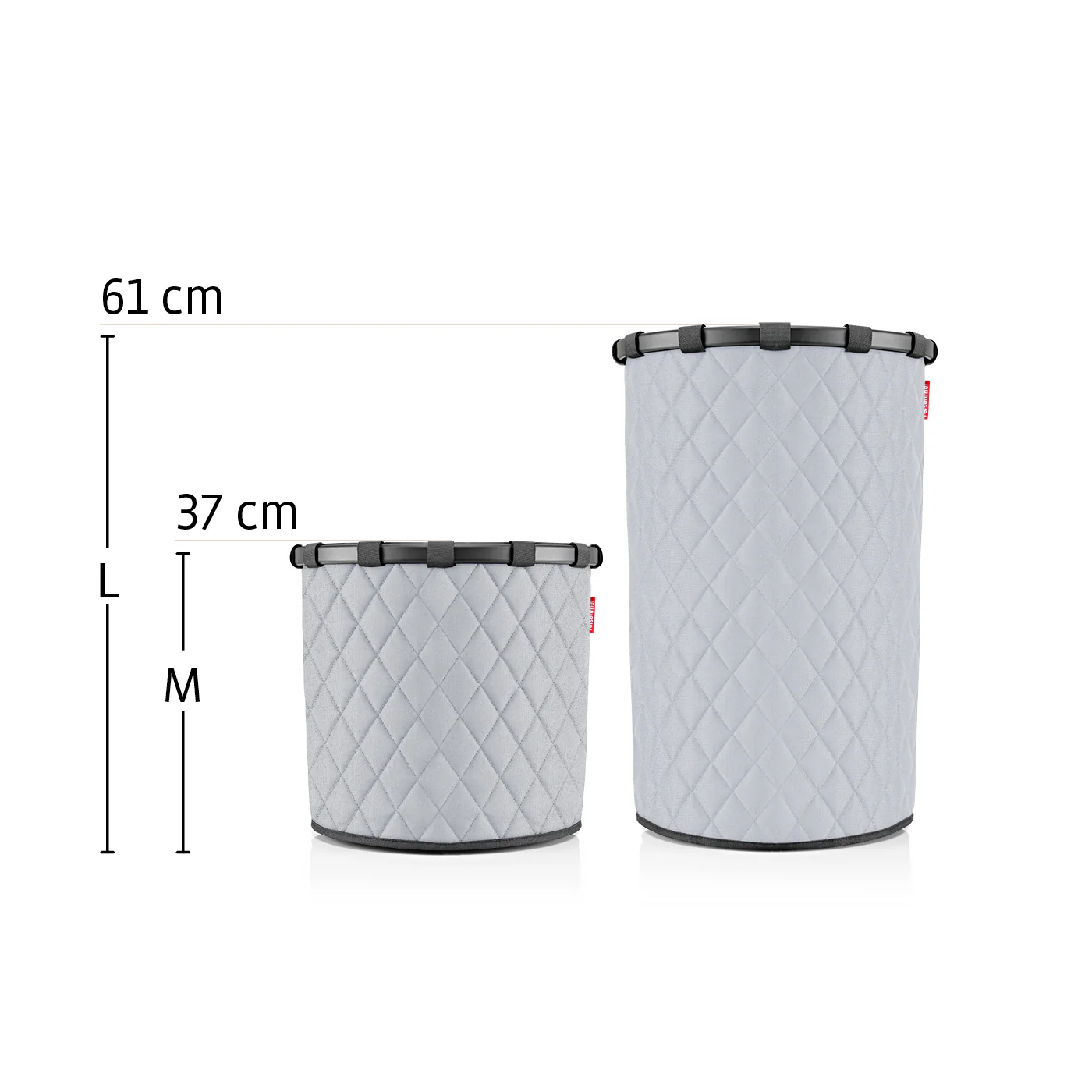 homebasket L frame rhombus light grey - Image 8