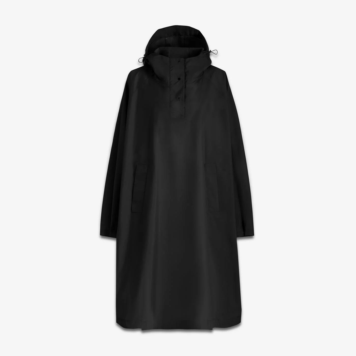 mini maxi raincoat black