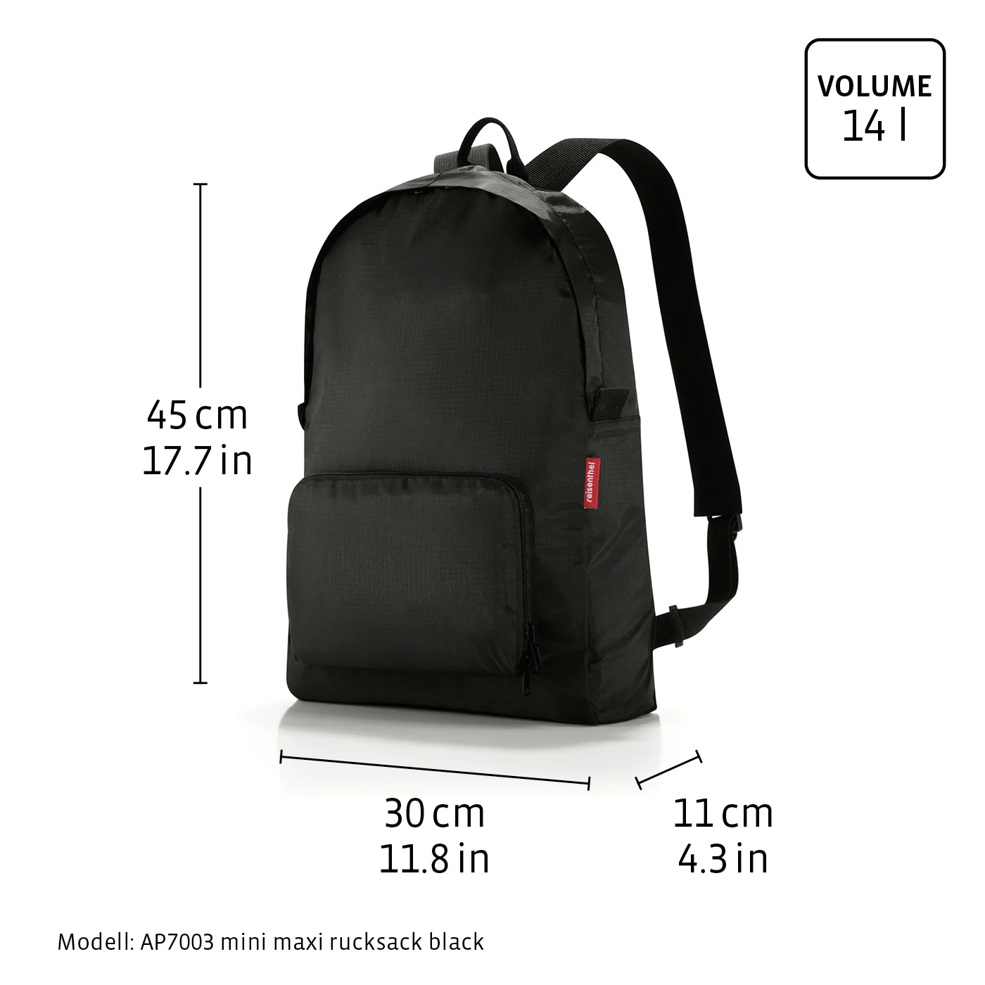 mini maxi rucksack dots white - Image 5