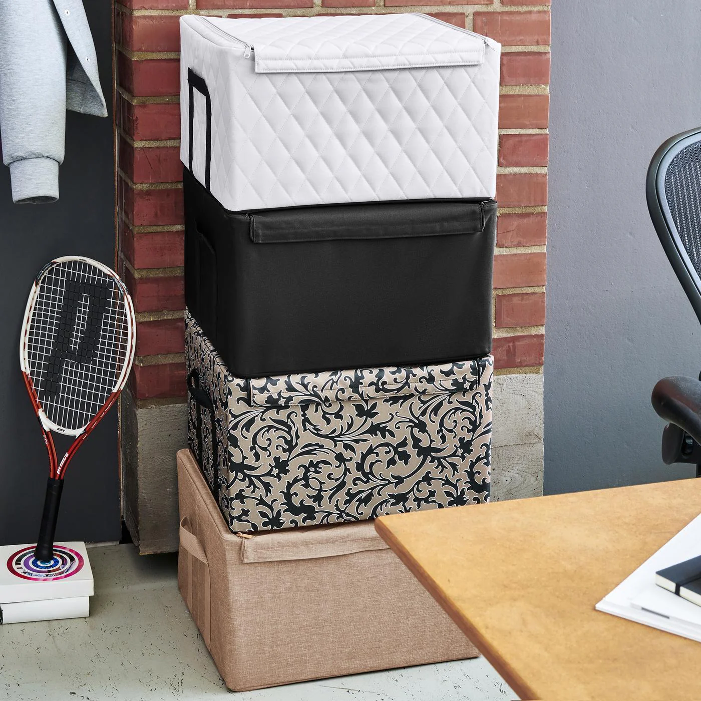 storagebox L rhombus light grey - Image 3