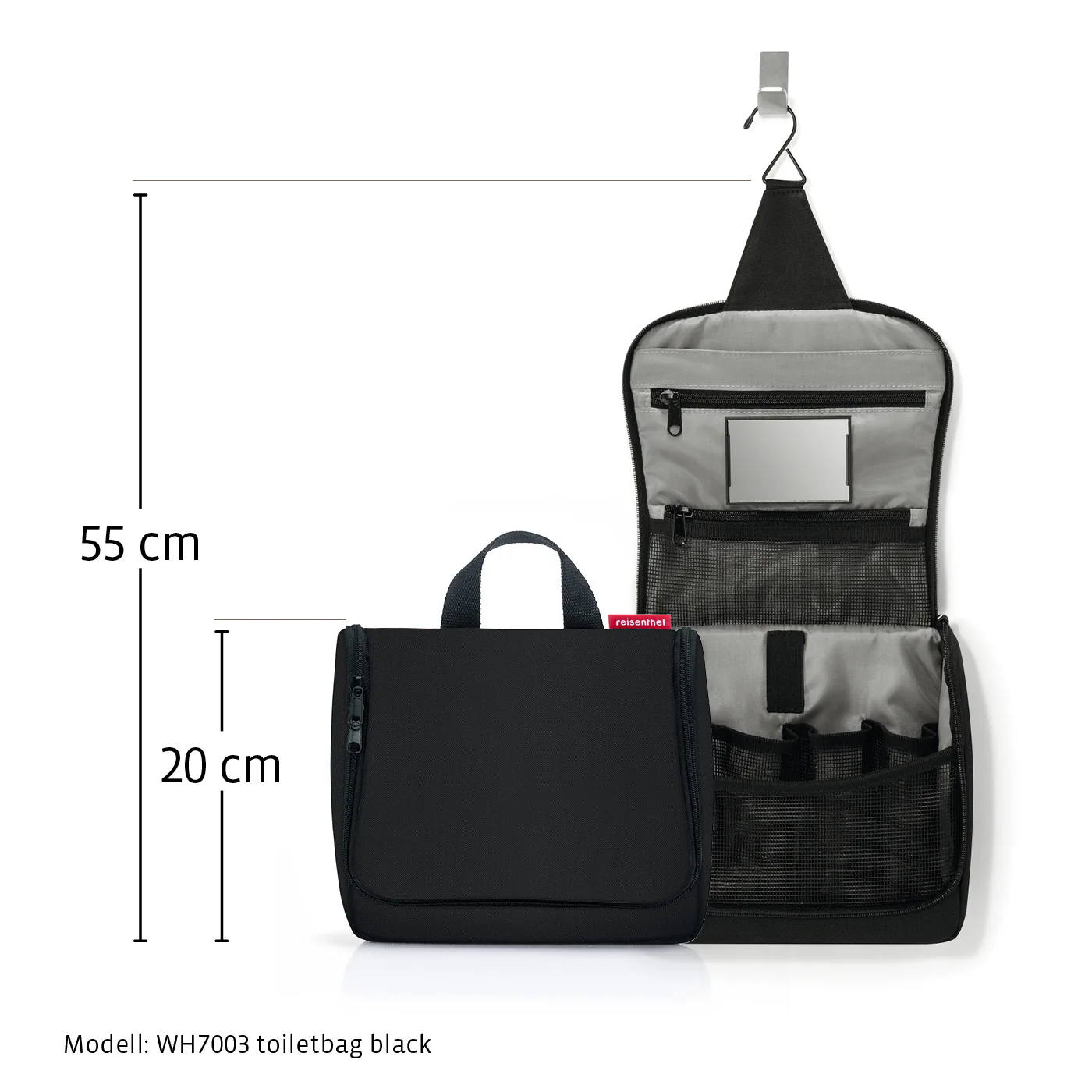 toiletbag twist maroon - Image 7