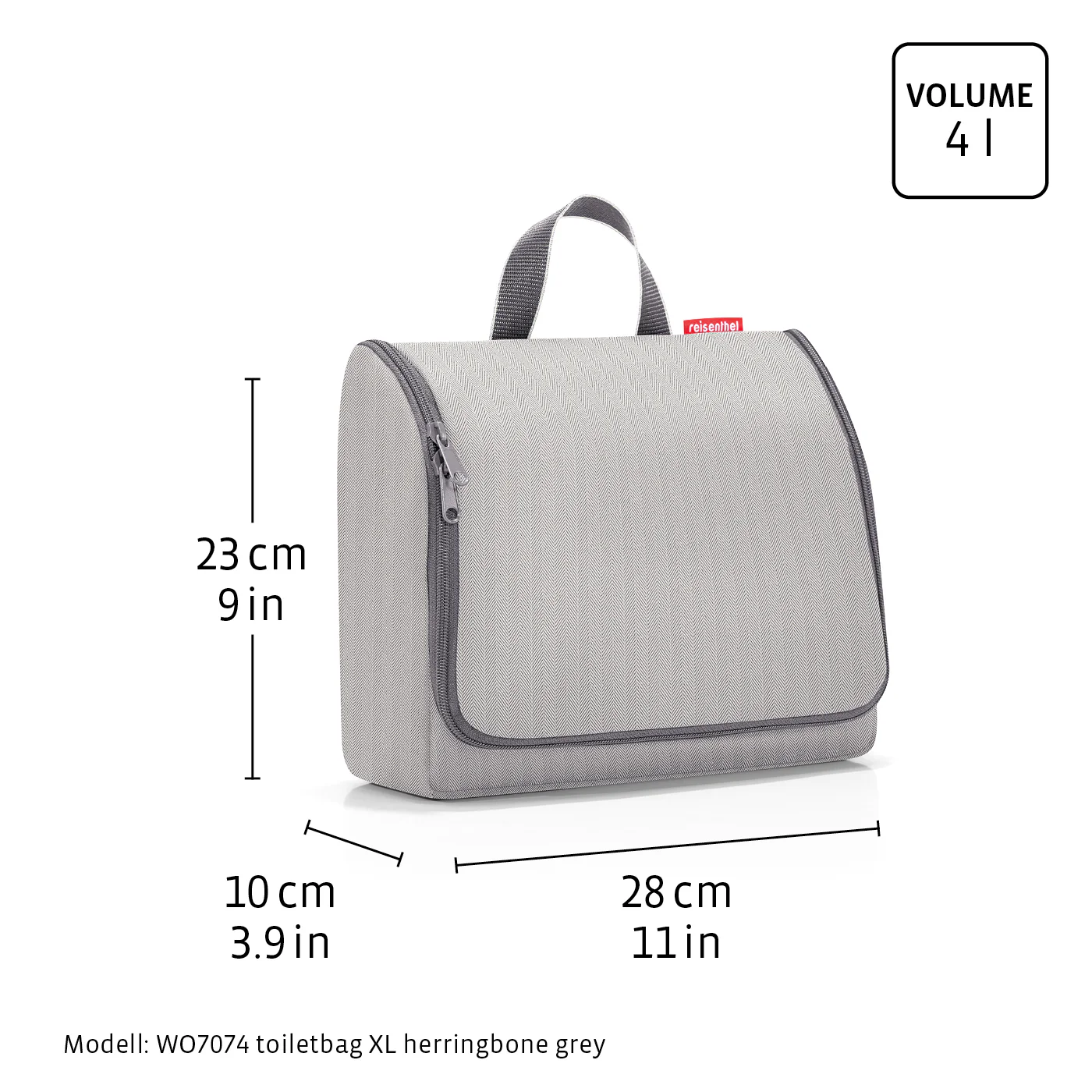toiletbag XL twist navy - Image 5